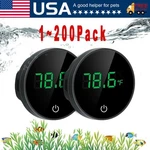 Aquarium Digital Thermometer Led Fish Tank Temperature Gauge Touch Screen Lot. Fixed Price $97.09.
