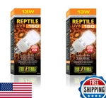 Exo UVB150 Desert Reptile Terrarium Lamp Light Bulb 13 Watts Pack Of 2. Fixed Price $74.81.