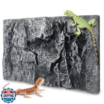 Sysmashing 17.7X11.8IN Rock Terrarium BACKGROUND,3D Reptile Tank. Fixed Price $34.99.