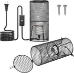 Tobebright 2PACK Reptile Heat Lamp Guard With 150W E26 Ceramic Holder,an.... Fixed Price $39.29.