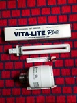 New Vita-lite Full Spectrum 13W Light Bulb Avian Bird Uva Uvb With Free Adapter. Fixed Price $29.99.
