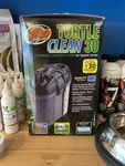 New- Zoo Med Labs Clean 30 External Canister Filter For Aquatic Turtles. Fixed Price $58.00.