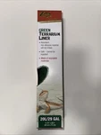 Zilla Reptile Terrarium Liner Green 12X30IN 20L/29GAL. Fixed Price $11.95.