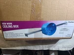 Case Of 50= Carlon 4 Pvc New Work Electrical Ceiling Box & Hanger Bar Lbs.. Fixed Price $69.99.