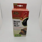 Zilla Reptile Terrarium Heat Lamps Incandescent Bulb, Night Black, 75W. Fixed Price $9.98.