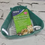 Ware Litter Training Kit For Critters Corner Pan Scoop Attachment Hooks New. Fixed Price $12.00.
