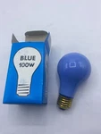 Ceramic Color Blue Bulb Lamp Light 100W 120V Items No. 100A/CB Lot Of 5. Fixed Price $14.32.