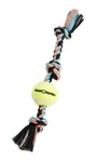 Mammoth Flossy Chews 3 Knot Tug W/mini (11 In), Multicolored. Fixed Price $18.99.