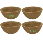 Coco Liners For Planters 16 Inch 4PCS Round Shape Coir Fiber Repla.... Fixed Price $46.07.