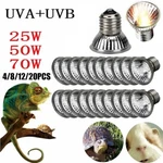 Lot 25/50/75W Reptile Lamp Uva+uvb 3.0 Pet Heat Turtle Basking Light Bulb. Fixed Price $44.98.