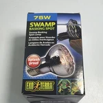 New Exo Terra Swamp Basking Spot 75 Watt Splash And Mist Proof Resistant PT-3781. Fixed Price $18.52.