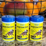 Lot Of 3 Tetra Hermit Cakes Meal Fiddler Land Crabs Food Pellet 1.58 Oz Ech. Fixed Price $7.95.