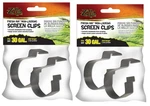 Zilla (4 Pack) Reptile Terrarium Covers Non-locking Screen Clips, 30G+ Orange. Fixed Price $14.77.