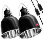 Light Fixture, 2 Packs 5.5 Inch Deep Dome Lampshade Dimmable, Reptile.... Fixed Price $41.91.