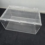 Clear Acrylic Reptile Insect Terrarium Enclosure Ventilated Habitat Tank Box. Fixed Price $19.99.