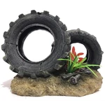 Slocme Resin Aquarium Tyre Decorations - Fish Tank Ornament Env.... Fixed Price $22.09.