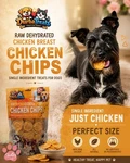 Chicken Chips 8OZ Low-fat Dehydrated Dog Treats 1.5" Training Reward 4 Your Pup. Fixed Price $14.99.