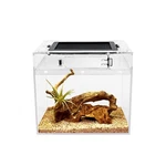 Mini Reptile TERRARIUM,8" Tank With Full View Visually Appea.... Fixed Price $24.11.