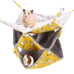 Xinrui Tier Pet Hammocks For Cage, Ferret & Guinea 13.8X13.8 Inches, Yellow. Fixed Price $14.69.