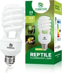 Uva Uvb Reptile Lamp 23W, Pet Heat Bulb Turtle Basking Light. Fixed Price $8.99.