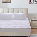 Waterproof Cotton Mattress Pad Hypoallergenic Quilted 250TC Soft Breathable Cozy. Fixed Price $61.61.