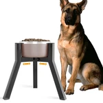 Shainfun Raised Dog Bowl Stand For Height: 11", Width: 7-10.6", Black-fm. Fixed Price $28.08.