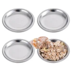 Synhhergyx 4 Pcs Hermit Crab Food & Water Bowl, Small Stainless Steel. Fixed Price $11.46.