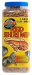 Zoo Med Sun Dried Red Shrimp High Protein Treat Rich Food Large Turtles 5 Oz. Fixed Price $14.65.