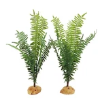 Jihaqua Fake Fern Plants, 12.8 Inches * 7 2.5 D, Green. Fixed Price $17.30.