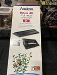 Aqueon Deluxe Led Full Hood Aquarium Light - Black (100121106). Fixed Price $39.99.