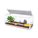 Oiibo Full Glass Long Tank Reptile Terrarium 20 Gallon, Front Opening Terrari.... Fixed Price $217.36.