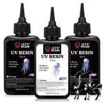 Uv Resin 300G White & Black Large Capacity Low Shrinkage Colored Dark. Fixed Price $51.99.