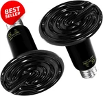 100W Reptile Heat Lamp 2PK Ceramic Emitter No Light For Lizard Chicken Turtle-us. Fixed Price $25.95.