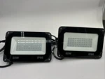 Onforu 2 Pack 50W Led Black Lights With Plug Tested Halloween, Raves, Parties. Fixed Price $36.76.