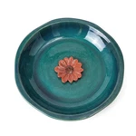 Topadorn 12.2'' Ceramic Birdbath & Birdfeeder For Bee Birds Outdoors, 2" Dept.... Fixed Price $49.96.
