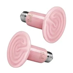 150W 2-PACK Heat Emitter Reptile Bulb No Light For Amphibian Pink. Fixed Price $20.49.