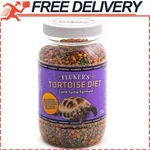 Flukers Tortoise Diet Small Pellet Food Formula 7OZ. Fixed Price $10.86.