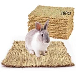 Tfwadmx Pack Bunny Grass Mat Rabbit Natural Straw Woven Bed 18PCS, Brown. Fixed Price $36.04.