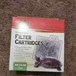 Zilla Replacement Filter Cartridges Medium 1 Pack For Turtle Kit And Basking .... Fixed Price $15.99.
