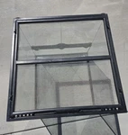 Exo Glass Terrarium Reptile Habitat Enclosure 18X18X24". Fixed Price $110.00.