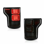 Custom Full Led Smoked Taillights W/ Red Turn Sig 18-20 Ford F-150 All Trims. Fixed Price $202.39.