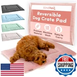 Kindtail Dog Crate Pad - Soft Velvet, Reversible Bed Machine Washable Kennel. Fixed Price $62.62.