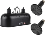 Inch Dual Reptile Light Fixture, Max 150W Heat Lamp With 2PCS Ce. Fixed Price $105.97.