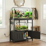 Pawhut 20-29 Gallon Fish Tank Stand Aquarium 330 Lbs Capacity Black. Fixed Price $96.72.