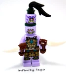 Lego Poulerik Minifig With Double Head & Weapon Ninjago Jungle Dragon (71746). Fixed Price $7.53.