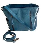 North Style Pacific Blue Leather Crossbody Bag Detachable Adjustable Strap. Fixed Price $74.99.