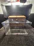 Herpcult YKL100B-2 12"X12"X20" Acrylic Enclosure Front And Top Opening Xlarge. Fixed Price $126.50.