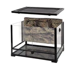 34 Gallon Large Reptile Glass Terrarium Tank With Foam Backgroundsdouble Hinge. Fixed Price $201.25.