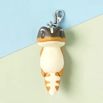 Striped African Fat-tail Gecko Figure Lizard Mascot Charm Gashapon Toy Bandai. Fixed Price $19.99.