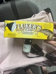 Fluker's Deluxe Clamp 5.5 In 75W Reptile Heat Fixture W/ Cord. Fixed Price $9.51.